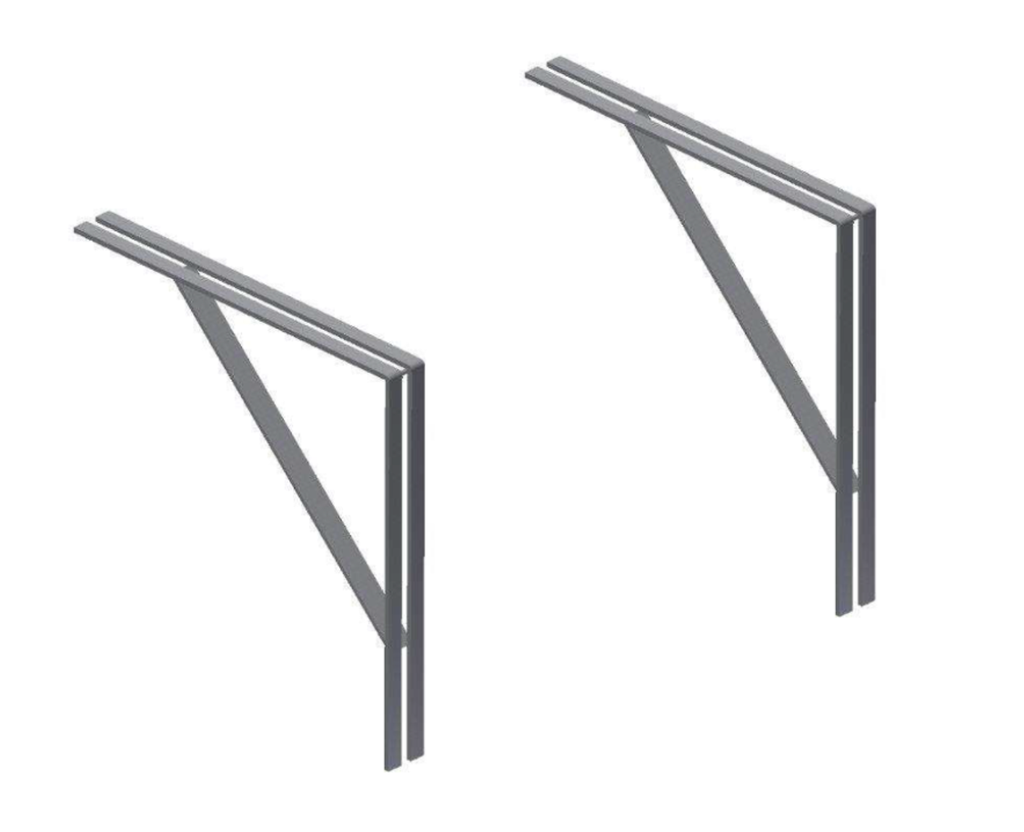 [1.11.02.001] WANDHALTER SET  L  ANGLE 608 x 608