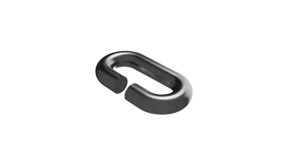 T60 Chain link Ø7.5mm, P71.5 G, Kettenglied, Material: Legierter Stahl