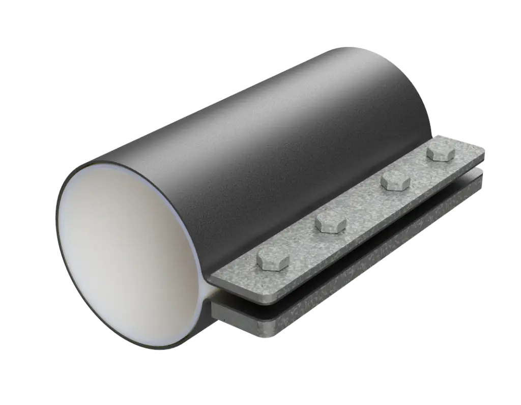 PipeSeal 100  - Rohrverbindung 100 mm mit Gummidichtung