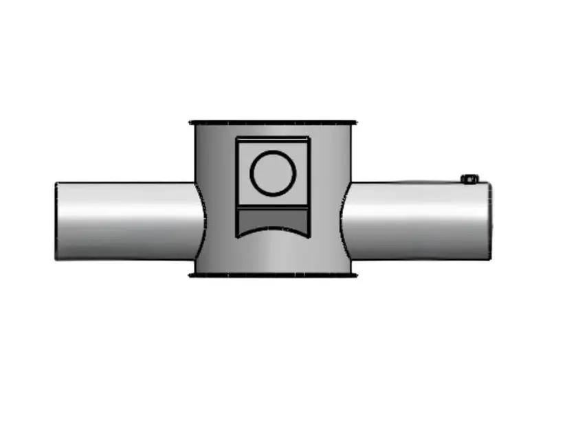 Transferstück für 75mm Spiralsystem