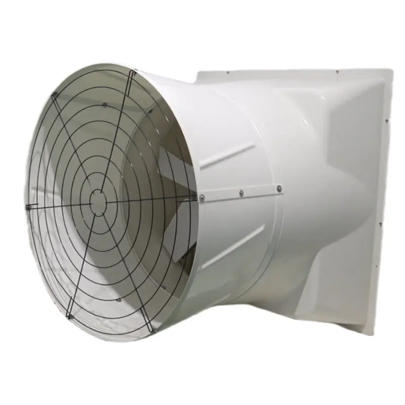 50" Abluft-Ventilator aus Glasfaser mit PVC-Lamellen