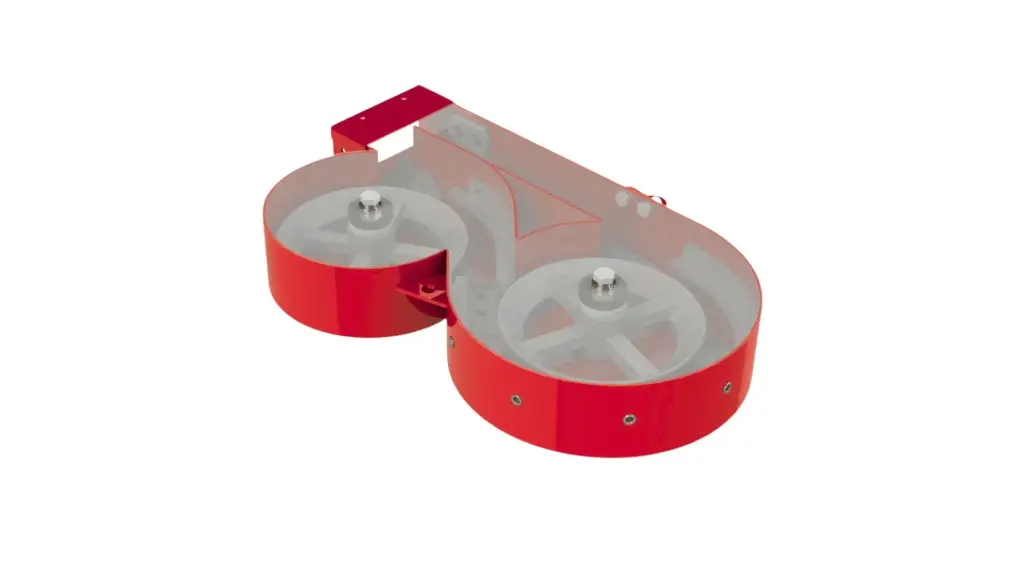 Flat chain 180 degree corner