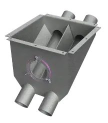 SIMPLE HOPPER  AUGER RECEIVING HOPPER，75MM,2 LINE 30°