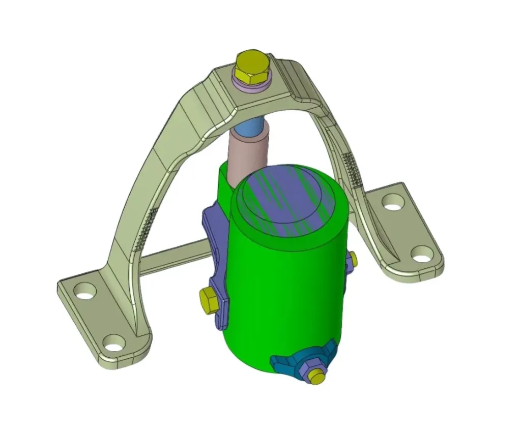 Load Cell Module for Silos with round Leg -  5T - Digital  