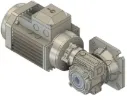 Gearbox 040 i=50 with Motor 0.250kW 50/60Hz 