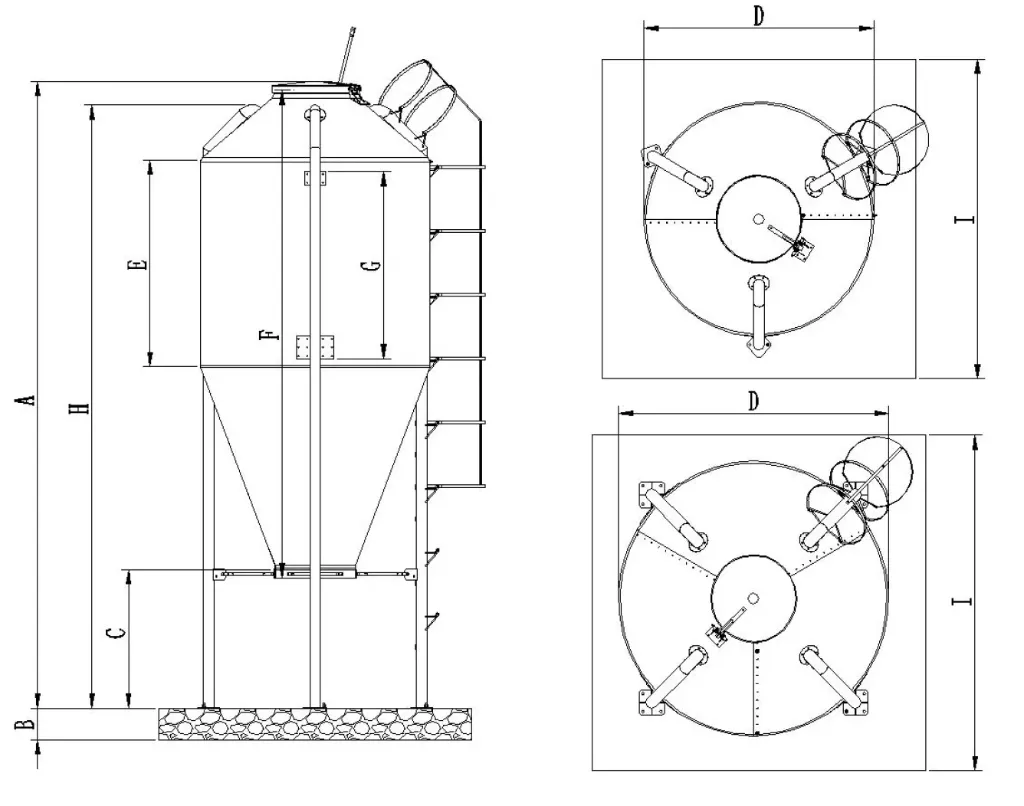 Silo FRP  (16T) 25m³