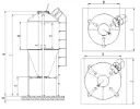 Silo FRP  (4.8T) 8m³