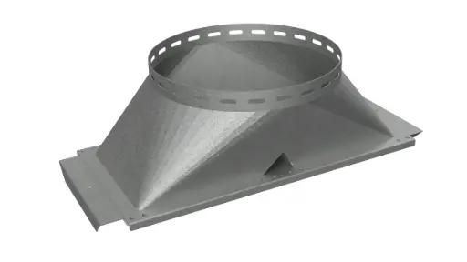 [1.11.01.070] Silo connection V440G double, with vertical flange 440 mm